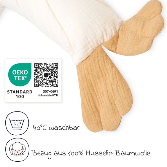 Julius Zöllner bed bumper Muslin 180 cm - Gans