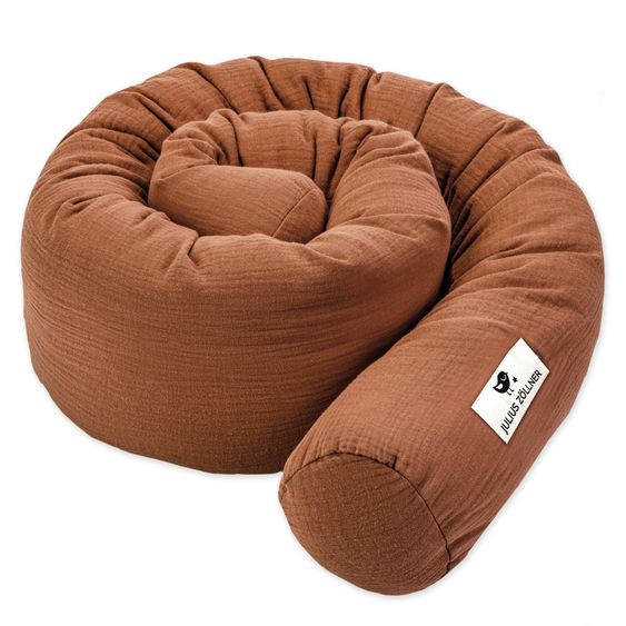 Julius Zöllner Bed snake muslin 180 cm - rust