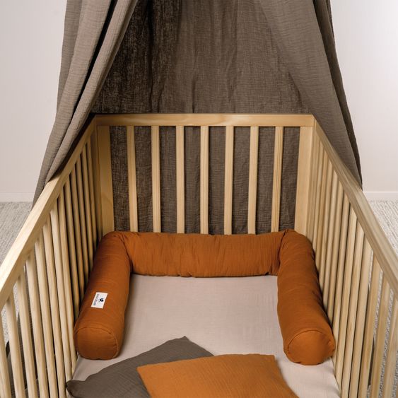 Julius Zöllner Bed snake muslin 180 cm - rust