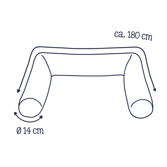 Julius Zöllner Bed snake muslin 180 cm - rust