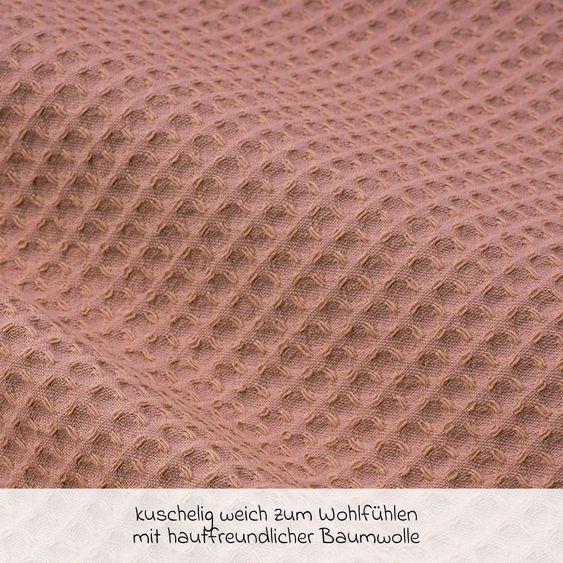 Julius Zöllner Bed bumper Waffle Pique 180 cm - Dune