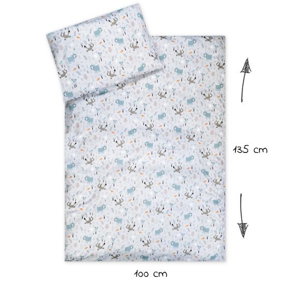 Julius Zöllner Bedding jersey 100 x 135 / 40 x 60 cm - Smart Friends