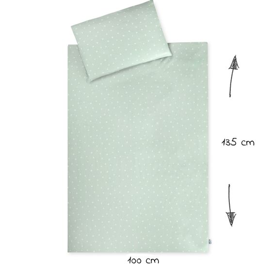 Julius Zöllner Bedding jersey 100 x 135 / 40 x 60 cm - Stary