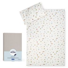Set di biancheria da letto Jersey 100 x 135 / 40 x 60 cm incl. lenzuolo con angoli 60 x 120 / 70 x 140 cm - Animals
