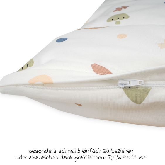 Julius Zöllner Set di biancheria da letto Jersey 100 x 135 / 40 x 60 cm incl. lenzuolo con angoli 60 x 120 / 70 x 140 cm - Animals