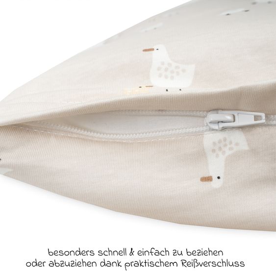 Julius Zöllner Set di biancheria da letto Jersey 100 x 135 / 40 x 60 cm incl. lenzuolo con angoli 60 x 120 / 70 x 140 cm - Little Goose