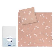 Bedding Set Organic 80 x 80 / 35 x 40 cm incl. Fitted Sheet 40 x 90 cm - Birdy