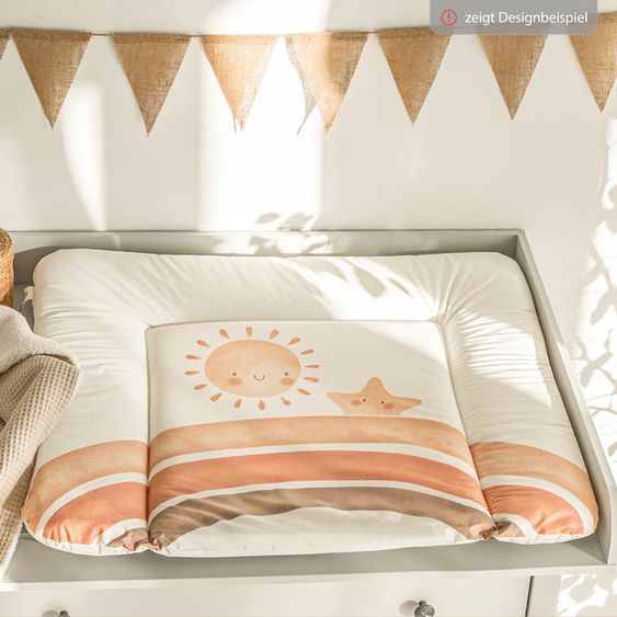 Julius Zöllner Folien-Wickelauflage Softy 75 x 85 cm - Little Goose