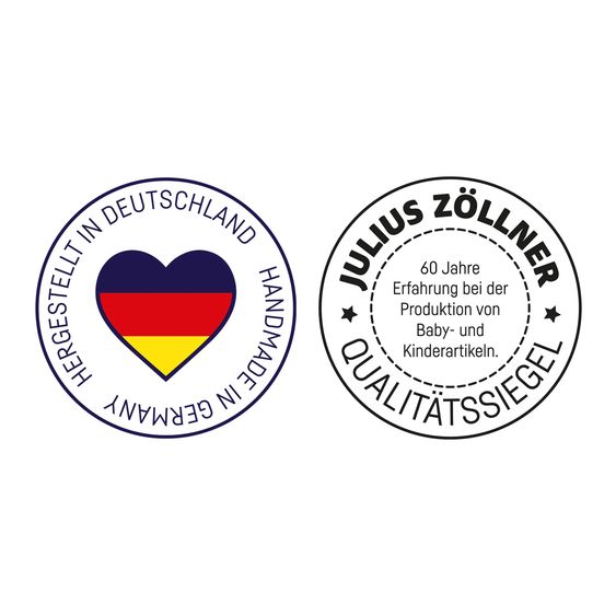 Julius Zöllner Folien-Wickelauflage Softy - Grey Stripes