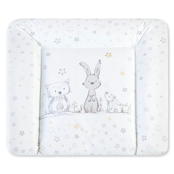 Julius Zöllner Foil changing mat Softy - bunny & owl white