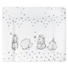 Foil changing mat Softy - Hedgehog - White