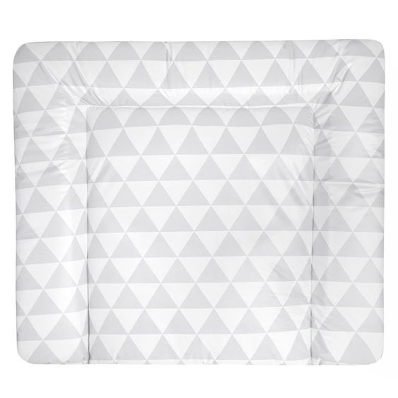 Julius Zöllner Folien-Wickelauflage Softy - Ornament - Weiß Grau