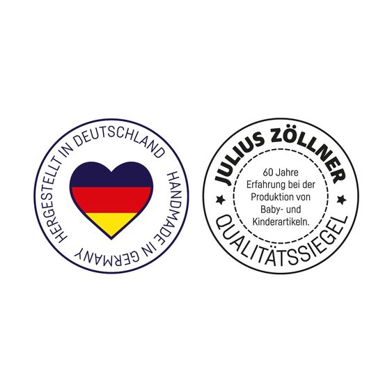 Julius Zöllner Krabbeldecke 95 x 135 cm - Häschen & Eule
