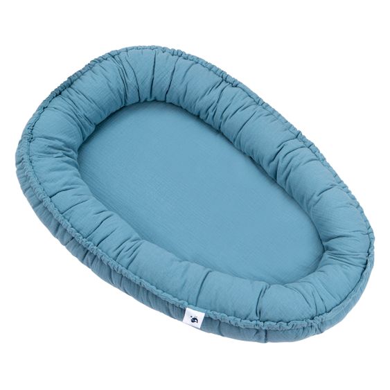 Julius Zöllner Kuschelnest NIDO Musselin - Blau