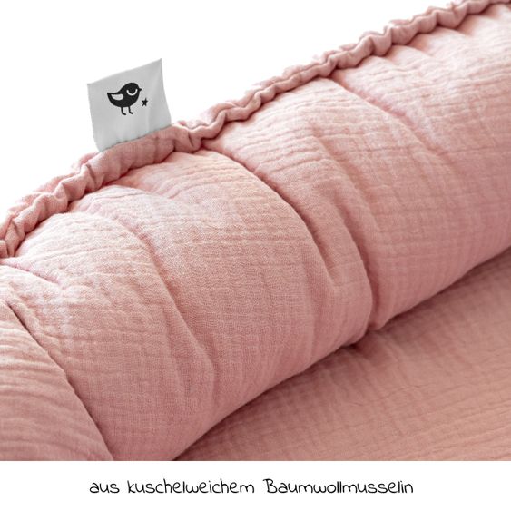 Julius Zöllner Kuschelnest NIDO Musselin - Dusty Rose