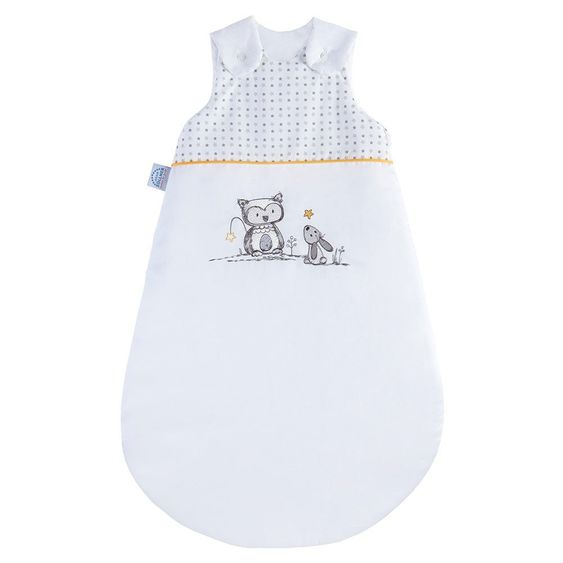 Julius Zöllner Kuschelschlafsack - Hallo Eule Weiß - Gr. 90 cm