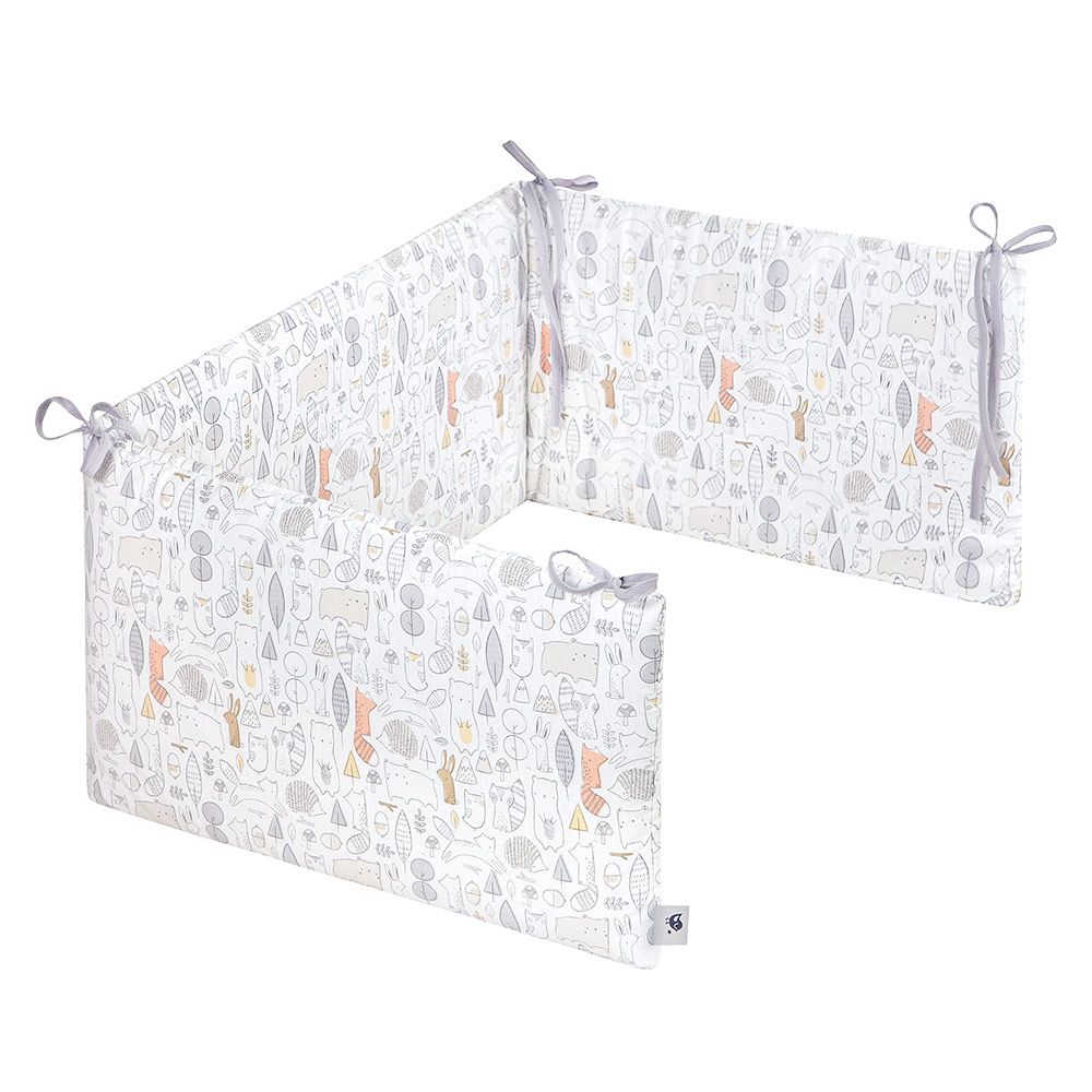 Julius Zöllner Nestchen Jersey Comfort - Forest - Grey White