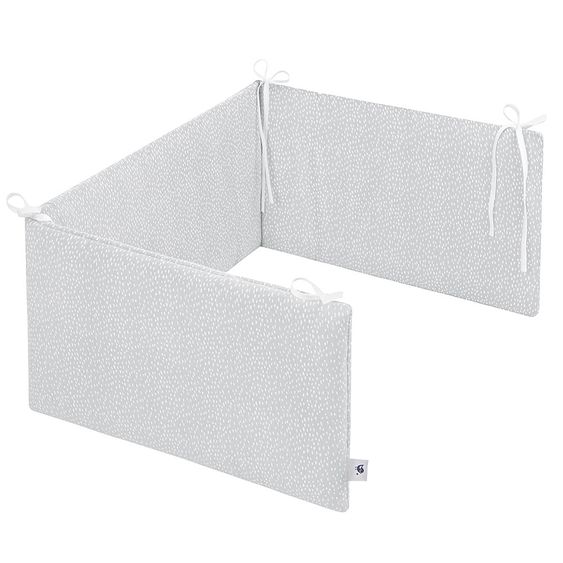 Julius Zöllner Nestchen Jersey Comfort - Tiny Squares Grey