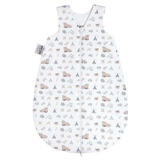Julius Zöllner Schlafsack Jersey wattiert - Nordic Bear Beige - Gr. 62 