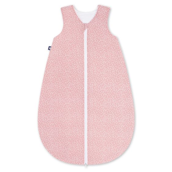 Julius Zöllner Schlafsack Jersey wattiert - Tiny Squares Blush - Gr. 62