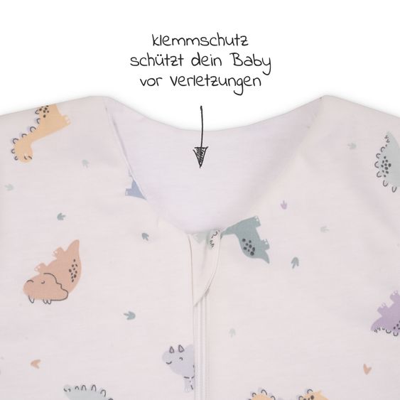 Julius Zöllner Schlafsack Jumper wattiert - Little Dinos - Gr. 80