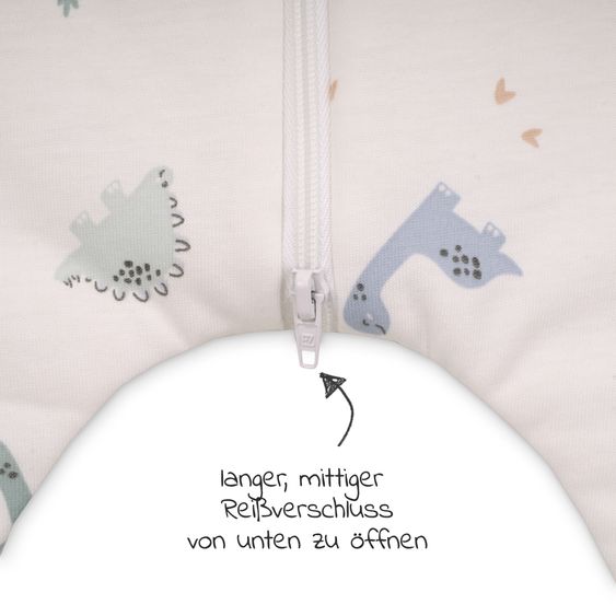 Julius Zöllner Schlafsack Jumper wattiert - Little Dinos - Gr. 80