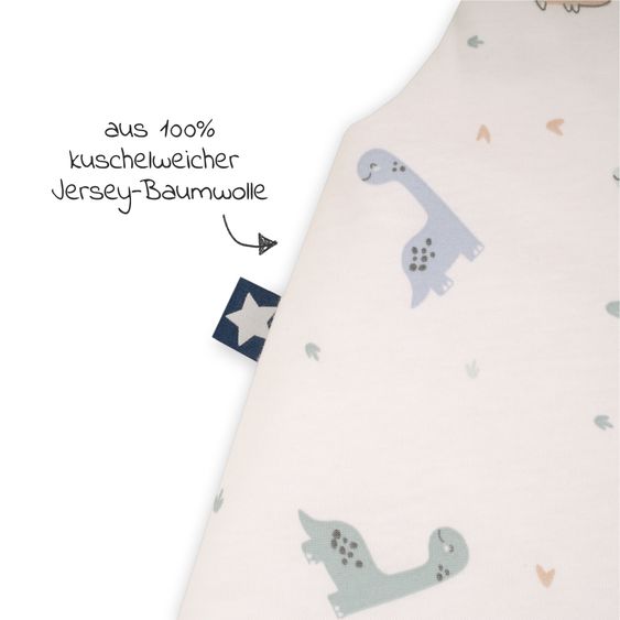 Julius Zöllner Schlafsack Jumper wattiert - Little Dinos - Gr. 80