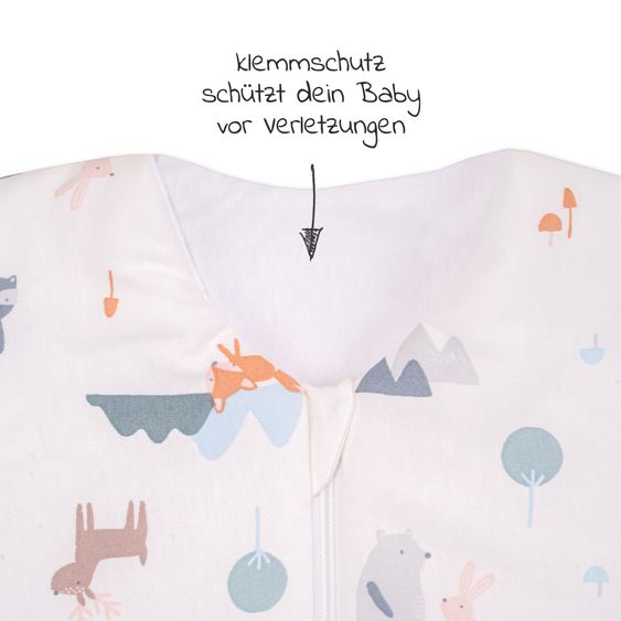 Julius Zöllner Schlafsack Jumper wattiert - Little Fox - Gr. 80