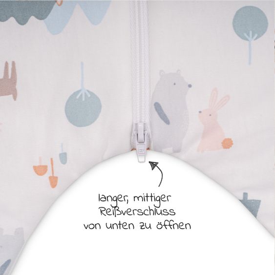Julius Zöllner Schlafsack Jumper wattiert - Little Fox - Gr. 80