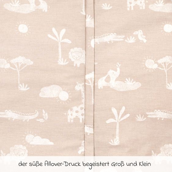 Julius Zöllner Schlafsack Organic wattiert - Jungle Dream - Gr. 90