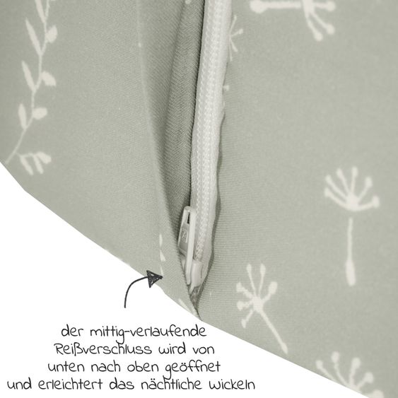 Julius Zöllner Schlafsack Organic wattiert - Wildflower - Gr. 80