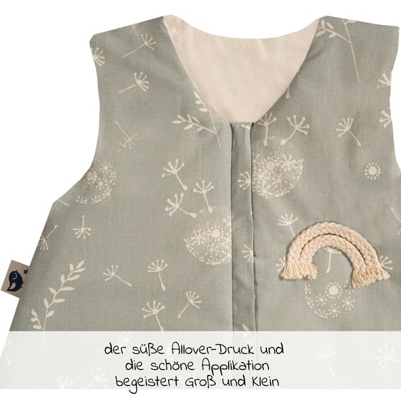 Julius Zöllner Schlafsack Organic wattiert - Wildflower - Gr. 80