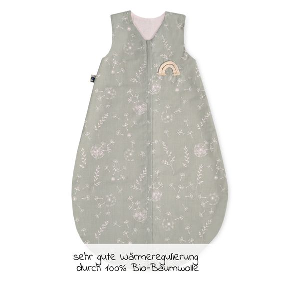 Julius Zöllner Schlafsack Organic wattiert - Wildflower - Gr. 80