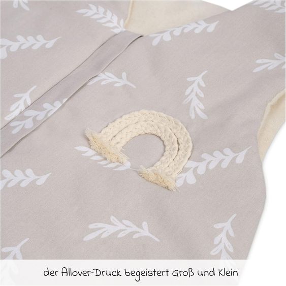 Julius Zöllner Schlafsack Organic - Zweige - Taupe - Gr. 80 cm