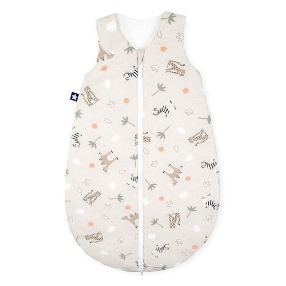 Julius Zöllner Schlafsack wattiert - Jersey Savanne - Beige - Gr. 56 / 62