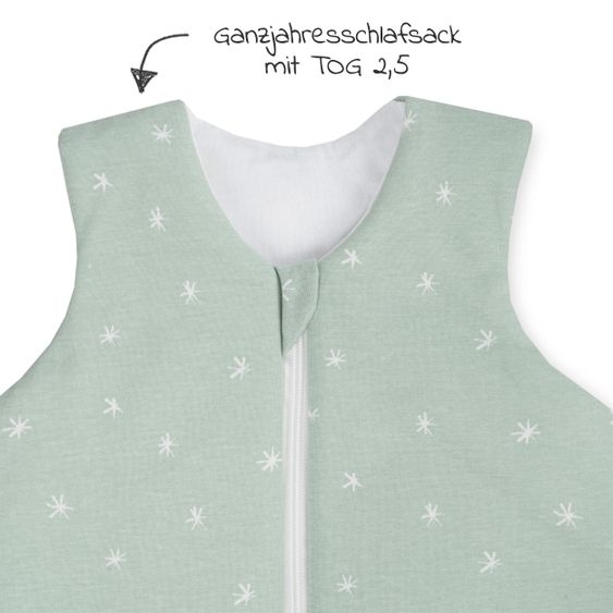 Julius Zöllner Schlafsack wattiert - Jersey Stary - Gr. 62