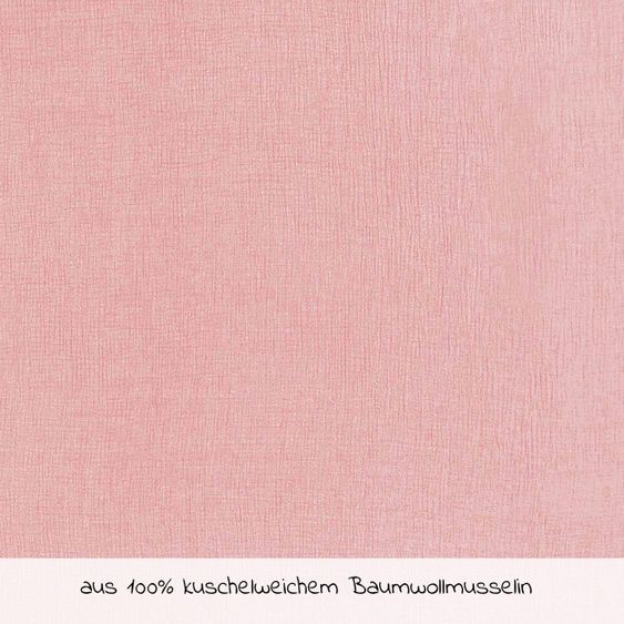 Julius Zöllner Sacco a pelo imbottito - Muslin Dusty Rose - Taglia 68 / 74