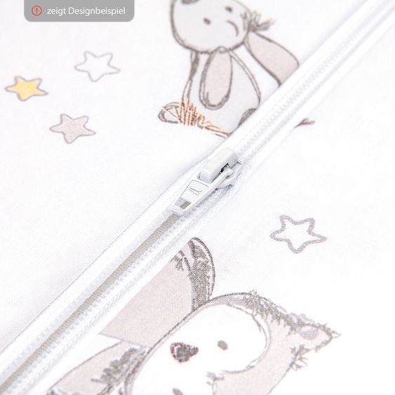 Julius Zöllner Sommerschlafsack - Memory Grau Bunt - Gr. 110 cm