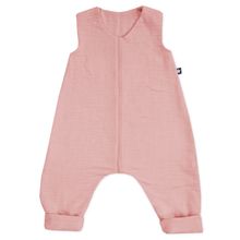 Sommerschlafsack mit Füßen / Jumper Musselin - Dusty Rose - Gr. 104