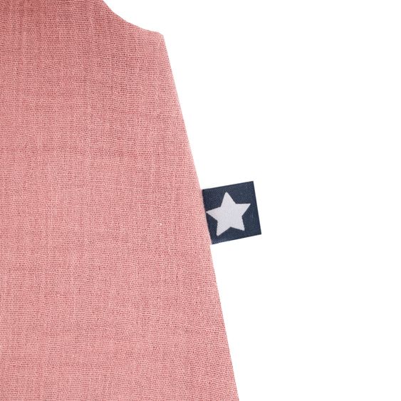 Julius Zöllner Sommerschlafsack mit Füßen / Jumper Musselin - Dusty Rose - Gr. 104