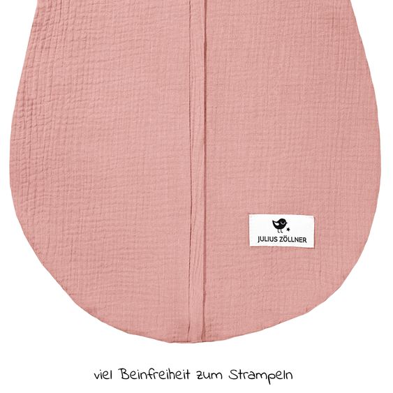 Julius Zöllner Sommerschlafsack Musselin - Dusty Rose - Gr. 86