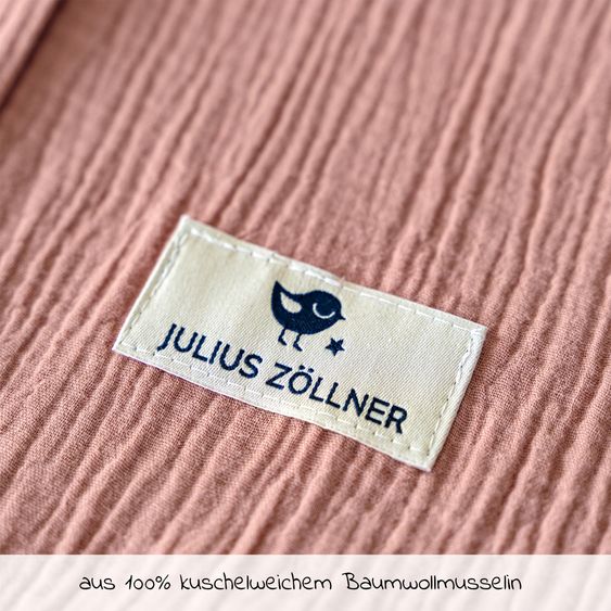 Julius Zöllner Sommerschlafsack Musselin - Dusty Rose - Gr. 86