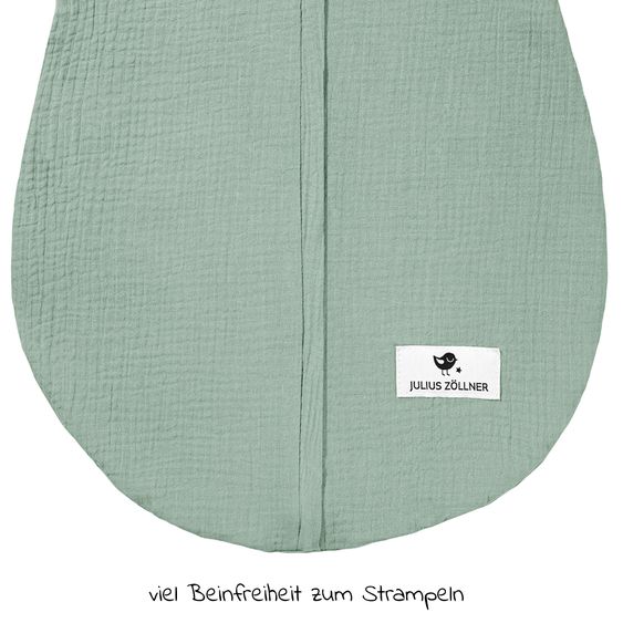 Julius Zöllner Sommerschlafsack Musselin - Grün - Gr. 50