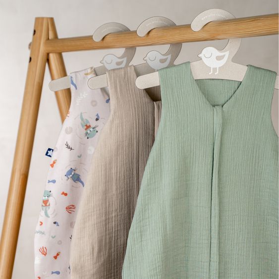 Julius Zöllner Sommerschlafsack Musselin - Grün - Gr. 98