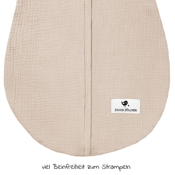 Julius Zöllner Sommerschlafsack Musselin - Sand - Gr. 50