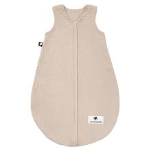 Sommerschlafsack Musselin - Sand - Gr. 62