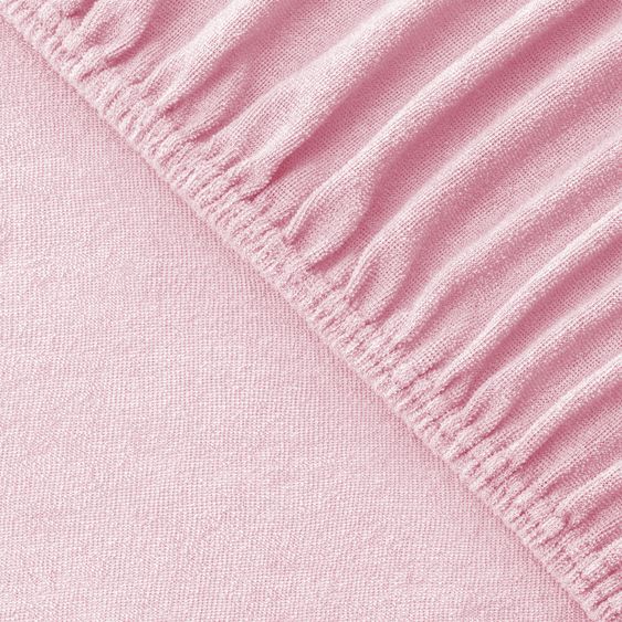 Julius Zöllner Spannbetttuch Frottee für kleine Matratzen 40 x 90 cm - Rosa