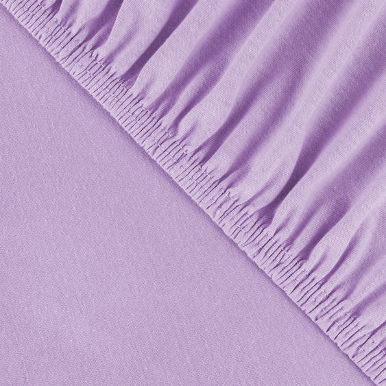 Julius Zöllner fitted sheet for small mattresses 40 x 90 cm - lilac