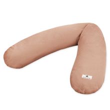 Nursing pillow with microbead filling incl. cover 190 cm - Muslin - Dune