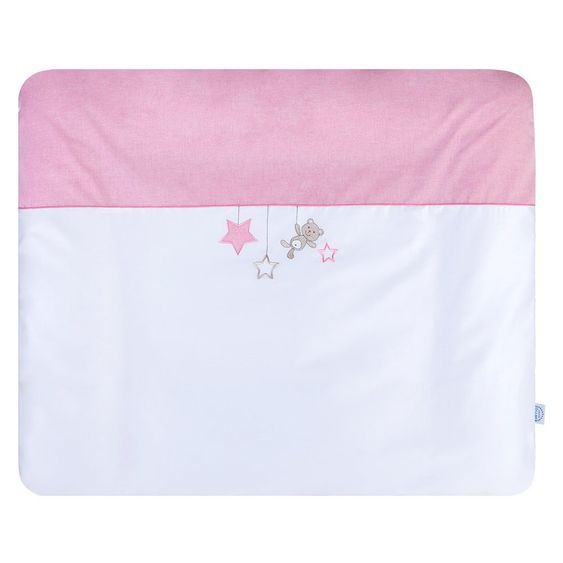 Julius Zöllner Stoff-Wickelauflage Softy - Sternchen Rosa